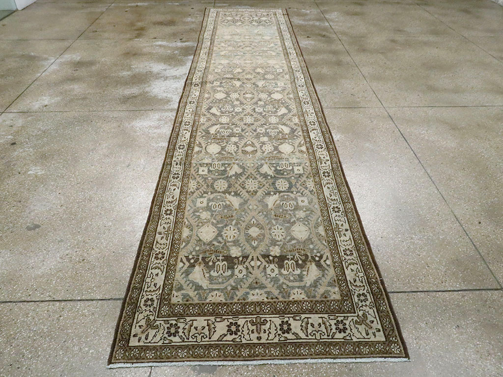 Vintage Persian Malayer Runner, No.23971 - Staging