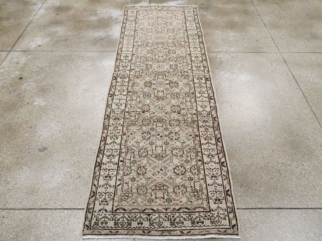 Vintage Persian Malayer Rug, No.23990 - Staging