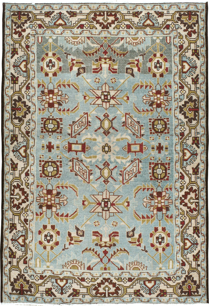 Vintage Persian Malayer Rug (Pair: 2 of 2), No.23991 - Staging