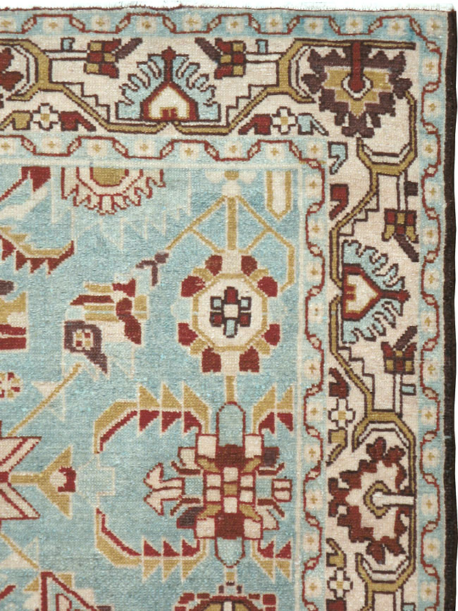 Vintage Persian Malayer Rug (Pair: 2 of 2), No.23991 - Staging