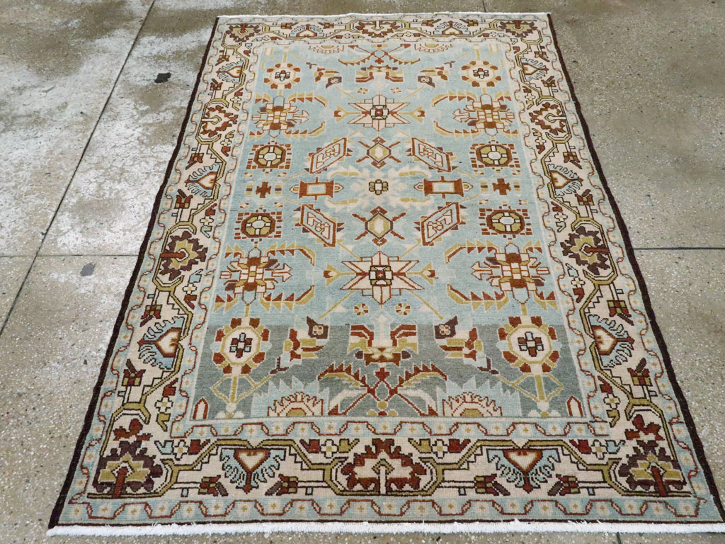 Vintage Persian Malayer Rug (Pair: 2 of 2), No.23991 - Staging