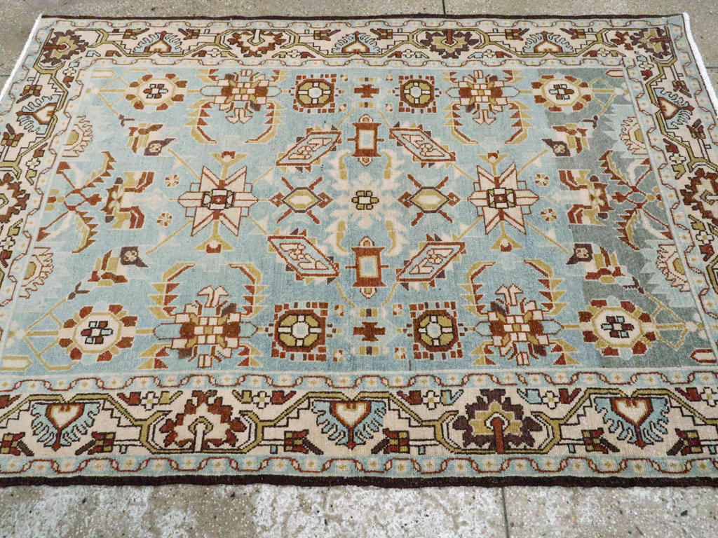 Vintage Persian Malayer Rug (Pair: 2 of 2), No.23991 - Staging