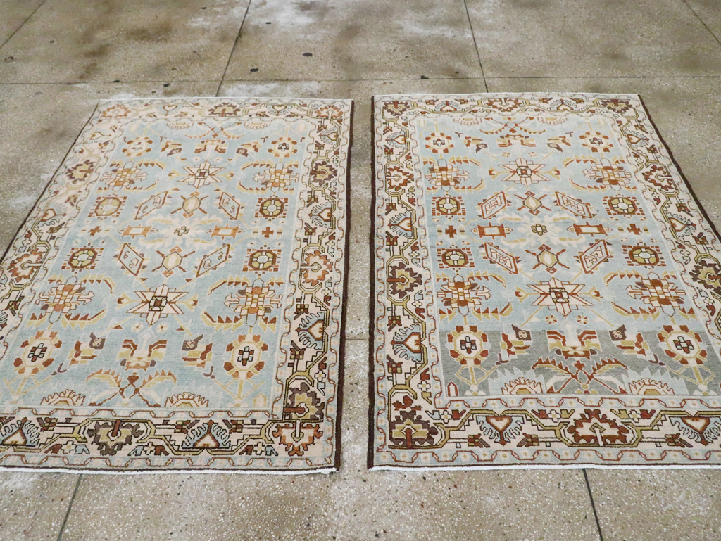 Vintage Persian Malayer Rug (Pair: 2 of 2), No.23991 - Staging