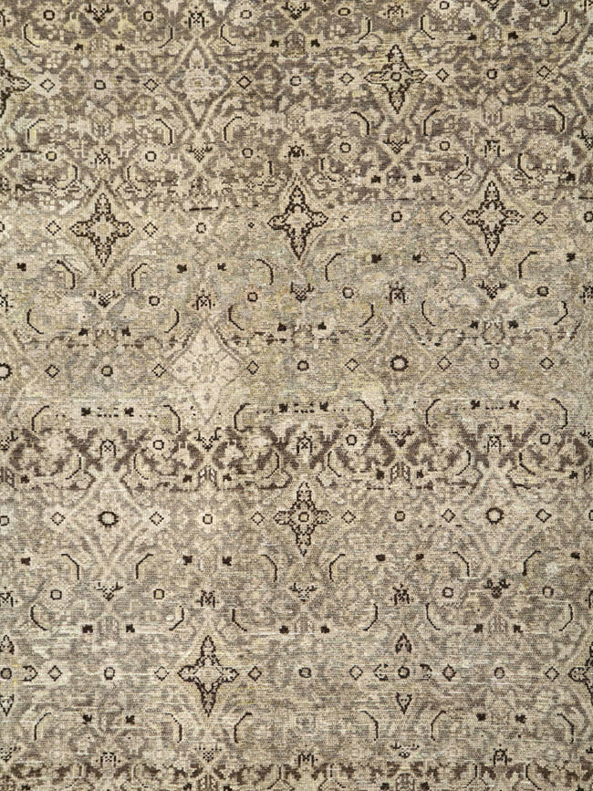 Antique Persian Malayer Gallery Carpet, No.24000 - Staging