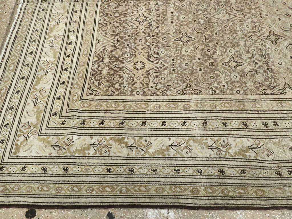 Antique Persian Malayer Gallery Carpet, No.24000 - Staging
