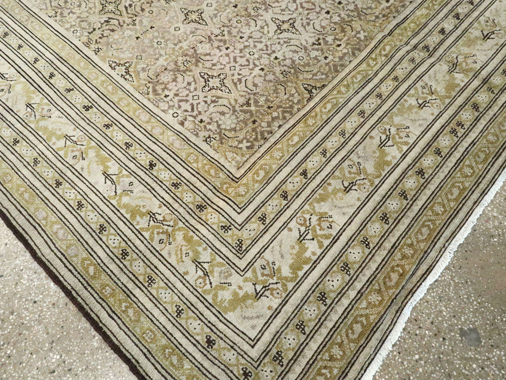 Antique Persian Malayer Gallery Carpet, No.24000 - Staging