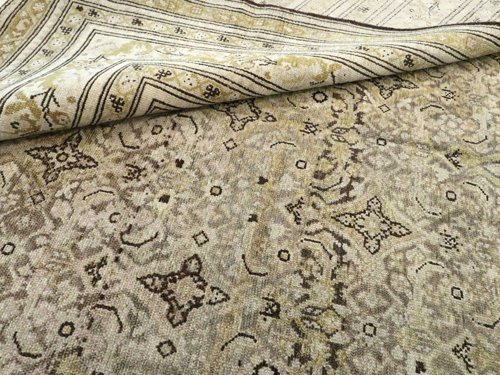 Antique Persian Malayer Gallery Carpet, No.24000 - Staging