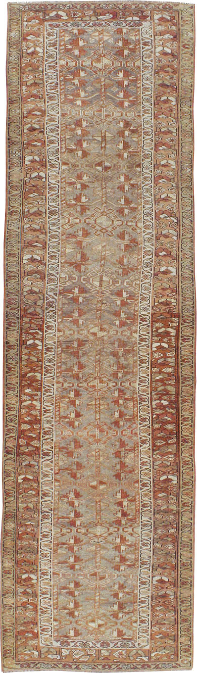 Antique Persian Kurdish Runner, No.24001 - Staging