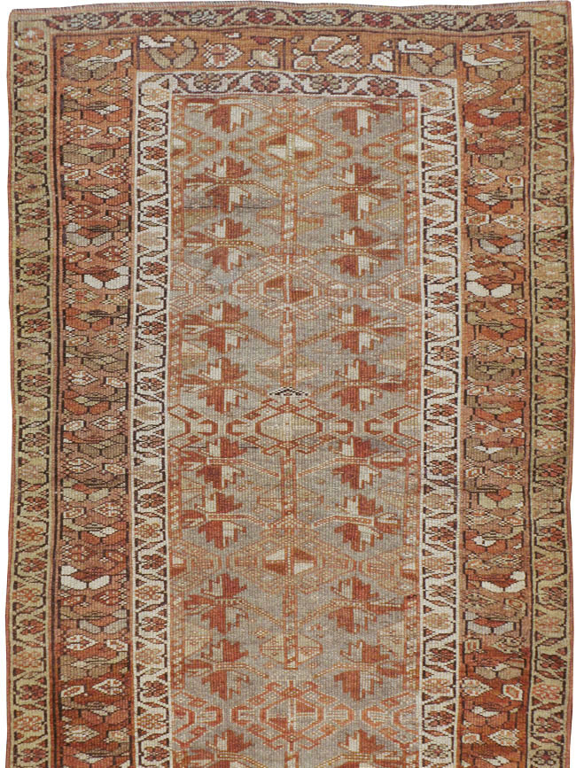 Antique Persian Kurdish Runner, No.24001 - Staging