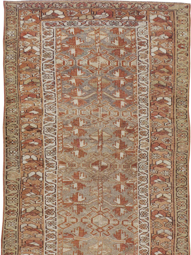 Antique Persian Kurdish Runner, No.24001 - Staging