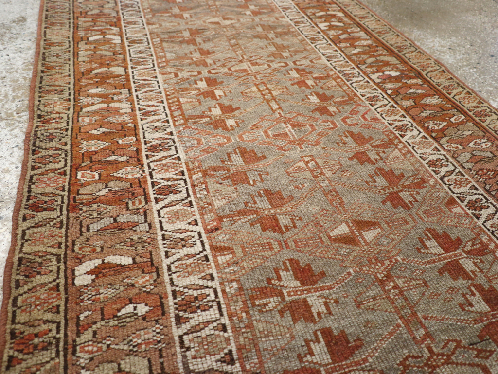 Antique Persian Kurdish Runner, No.24001 - Staging