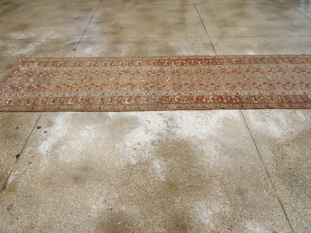 Antique Persian Kurdish Runner, No.24001 - Staging