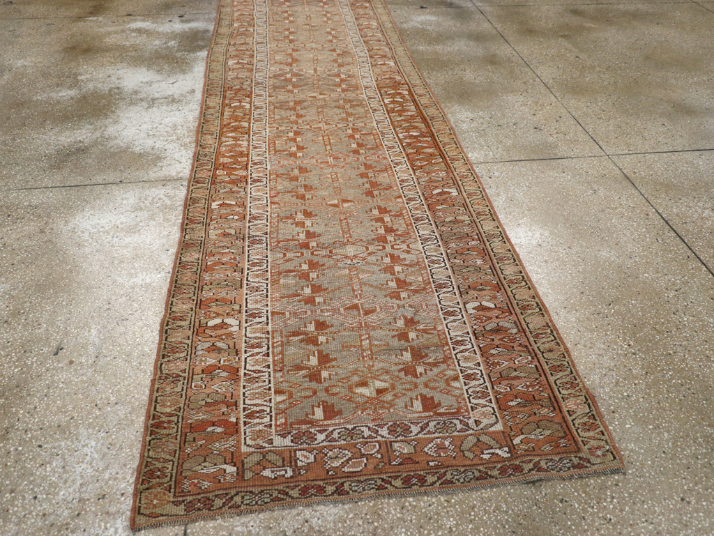 Antique Persian Kurdish Runner, No.24001 - Staging
