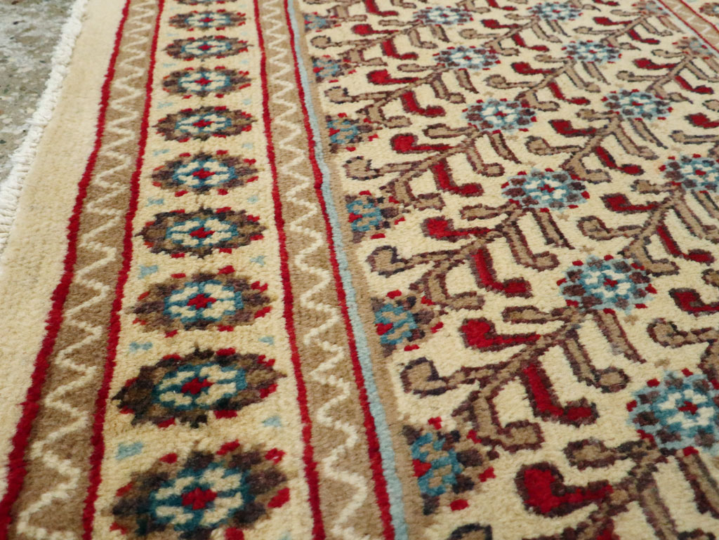 Vintage Persian Mashad Runner (Pair: 1 of 2), No.24006 - Staging