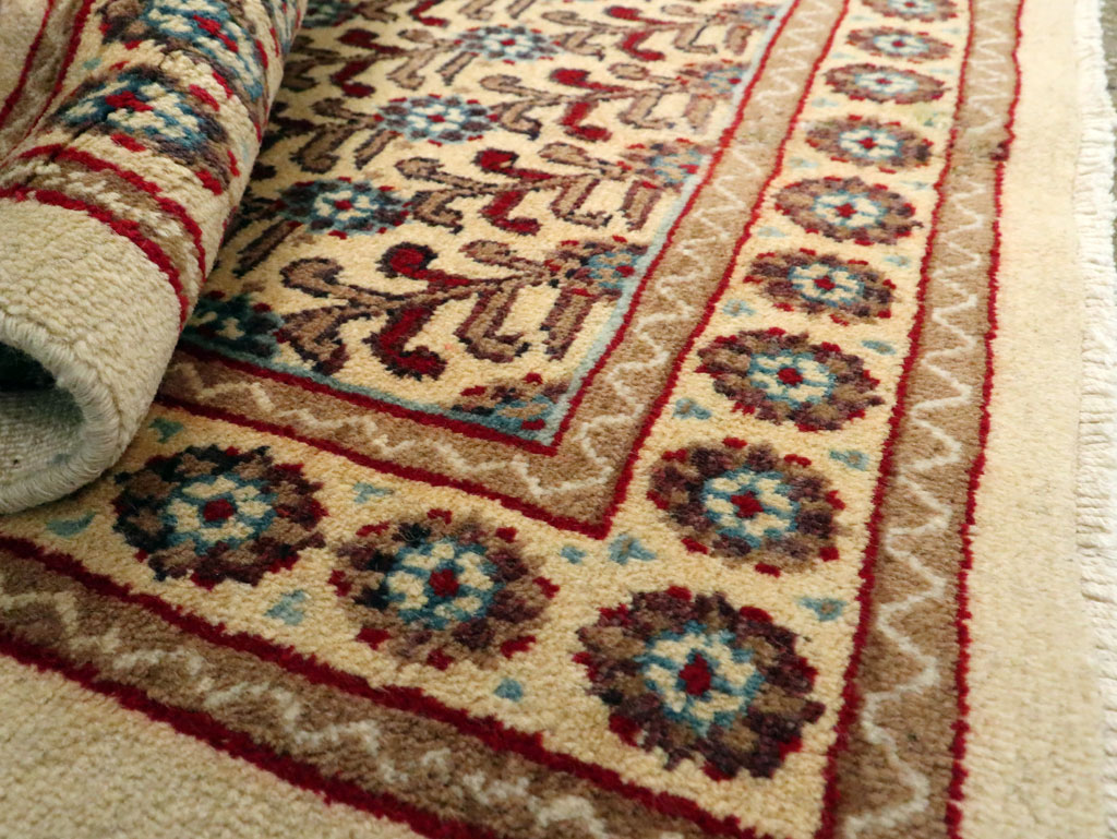 Vintage Persian Mashad Runner (Pair: 1 of 2), No.24006 - Staging