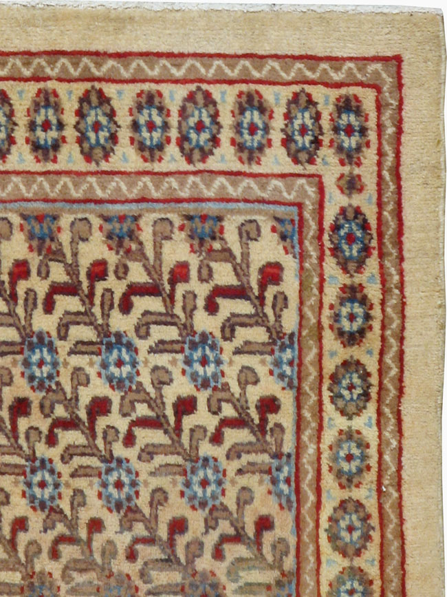 Vintage Persian Mashad Runner (Pair: 2 of 2), No.24007 - Staging