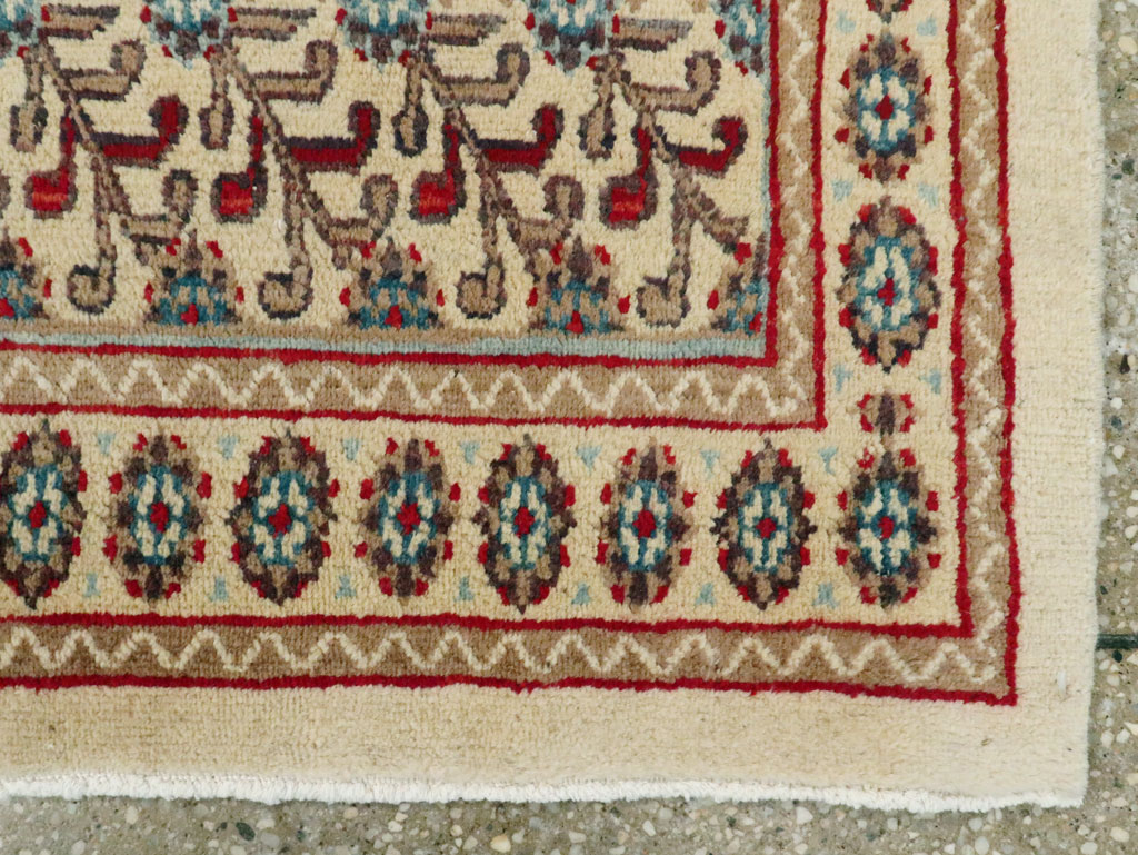 Vintage Persian Mashad Runner (Pair: 2 of 2), No.24007 - Staging