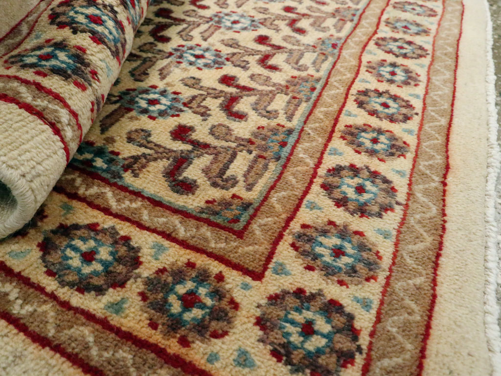 Vintage Persian Mashad Runner (Pair: 2 of 2), No.24007 - Staging
