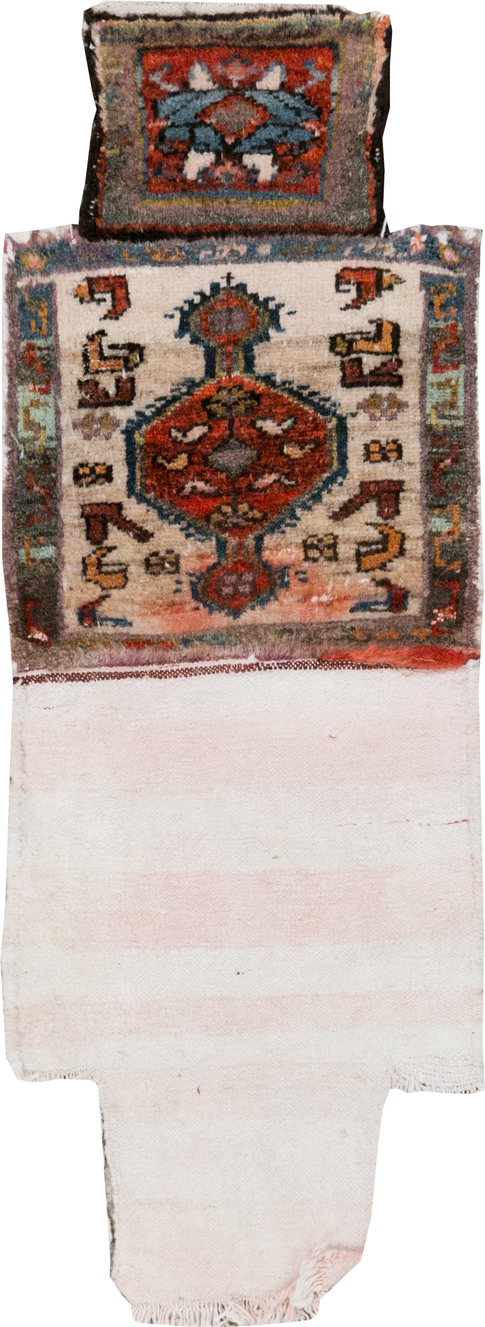 Vintage Persian Kurdish Bag, No.24013 - Staging