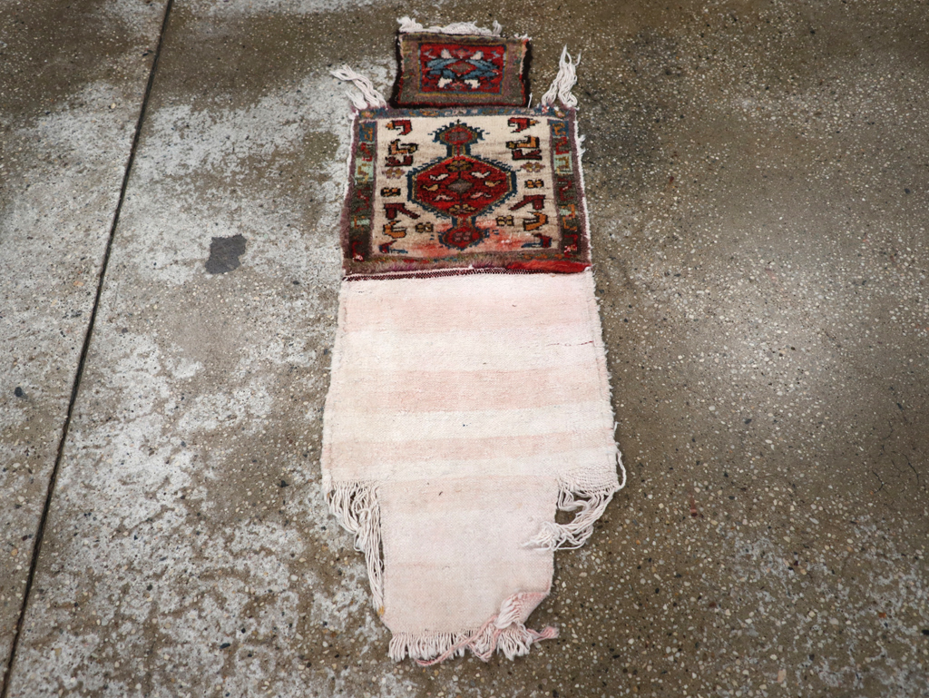 Vintage Persian Kurdish Bag, No.24013 - Staging