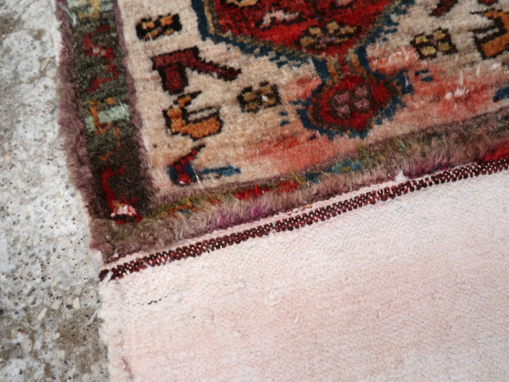 Vintage Persian Kurdish Bag, No.24013 - Staging