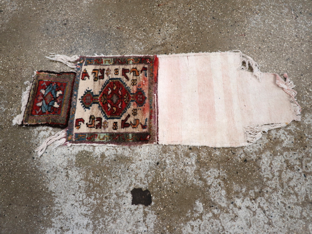Vintage Persian Kurdish Bag, No.24013 - Staging