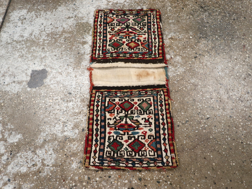 Vintage Persian Kilim Bag, No.24014 - Staging