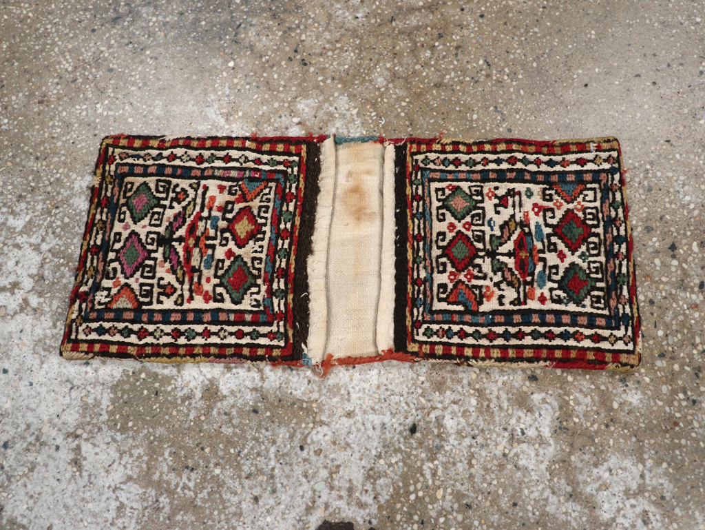 Vintage Persian Kilim Bag, No.24014 - Staging