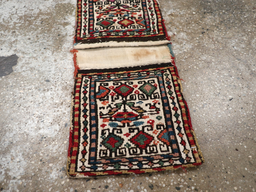 Vintage Persian Kilim Bag, No.24014 - Staging