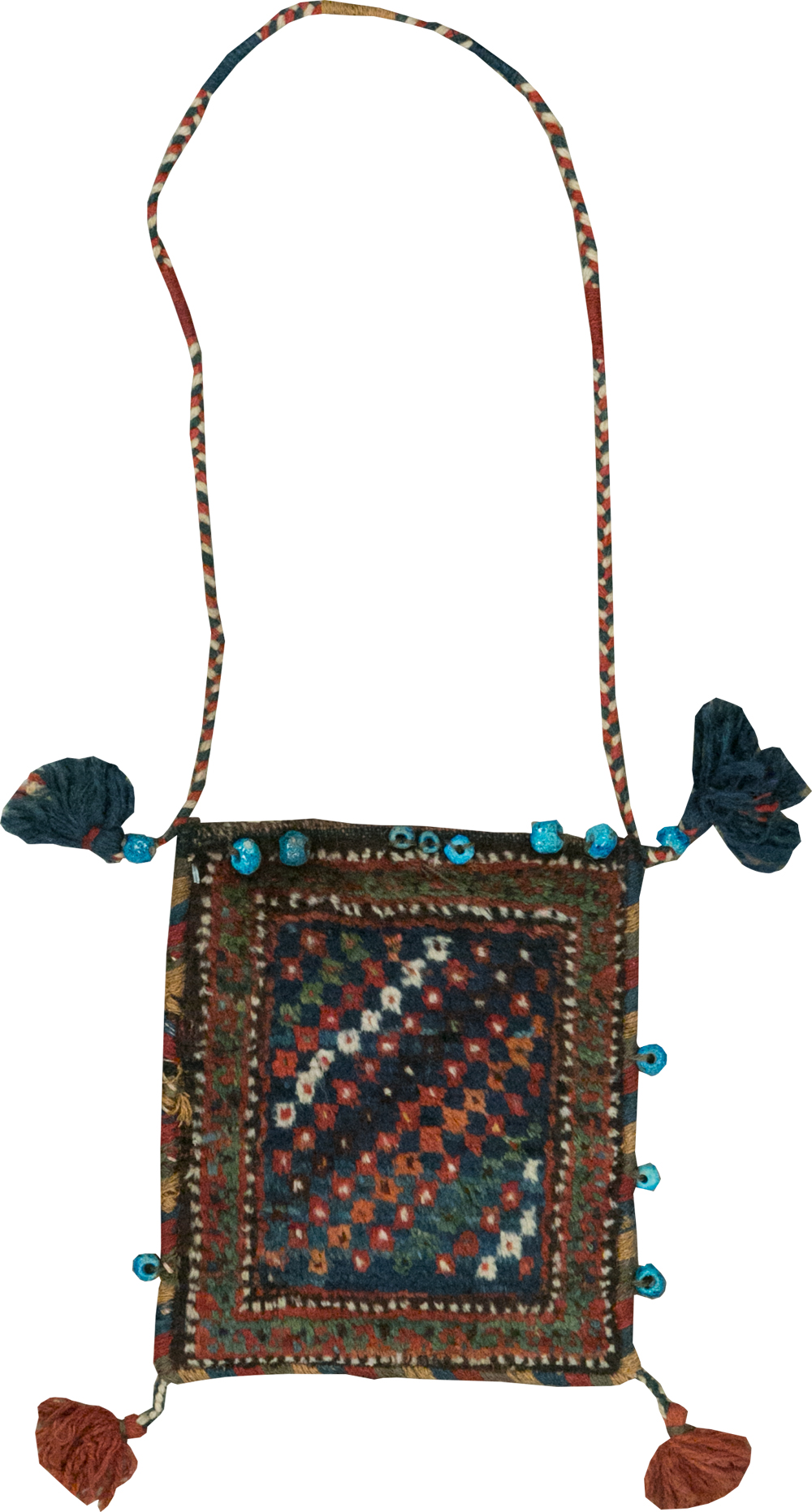 Vintage Persian Shiraz Bag, No.24015 - Staging