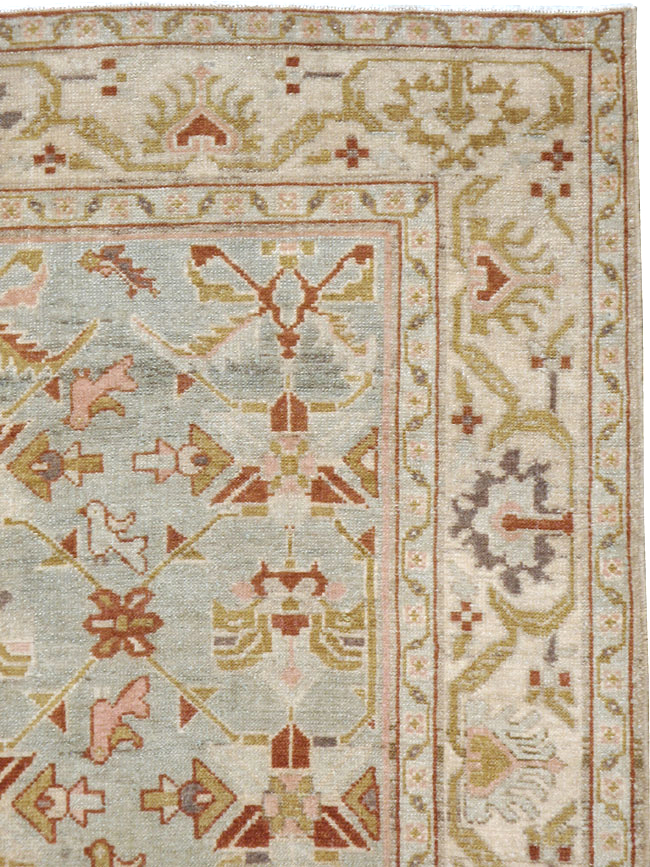 Vintage Persian Malayer Rug, No.24041 - Staging