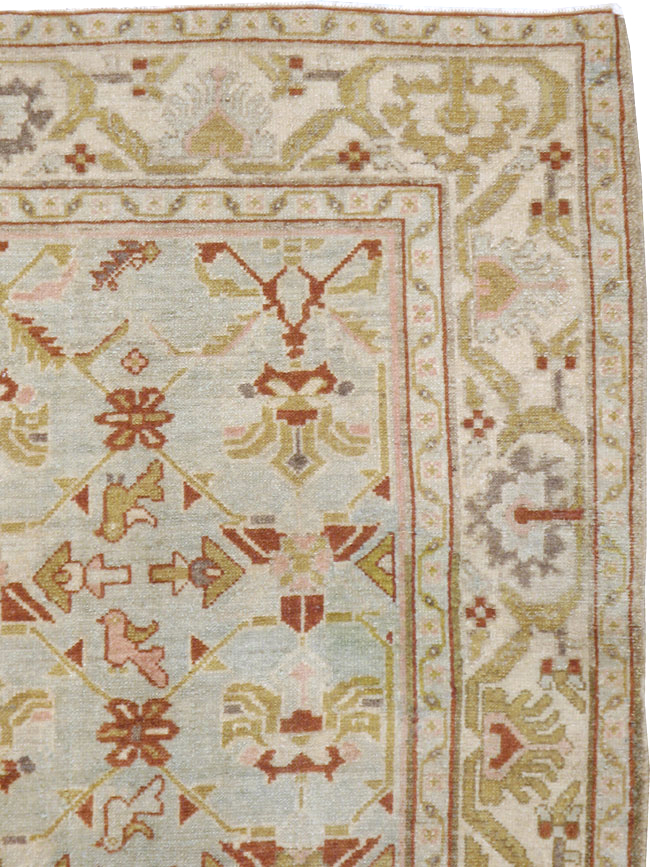 Vintage Persian Malayer Rug, No.24041 - Staging