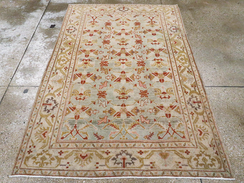 Vintage Persian Malayer Rug, No.24041 - Staging