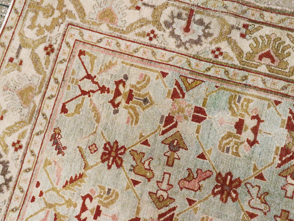 Vintage Persian Malayer Rug, No.24041 - Staging