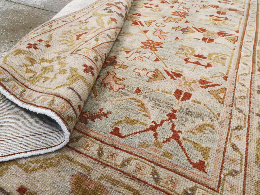 Vintage Persian Malayer Rug, No.24041 - Staging