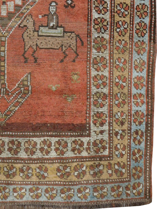 Antique Persian Malayer Rug, No.24046 - Staging