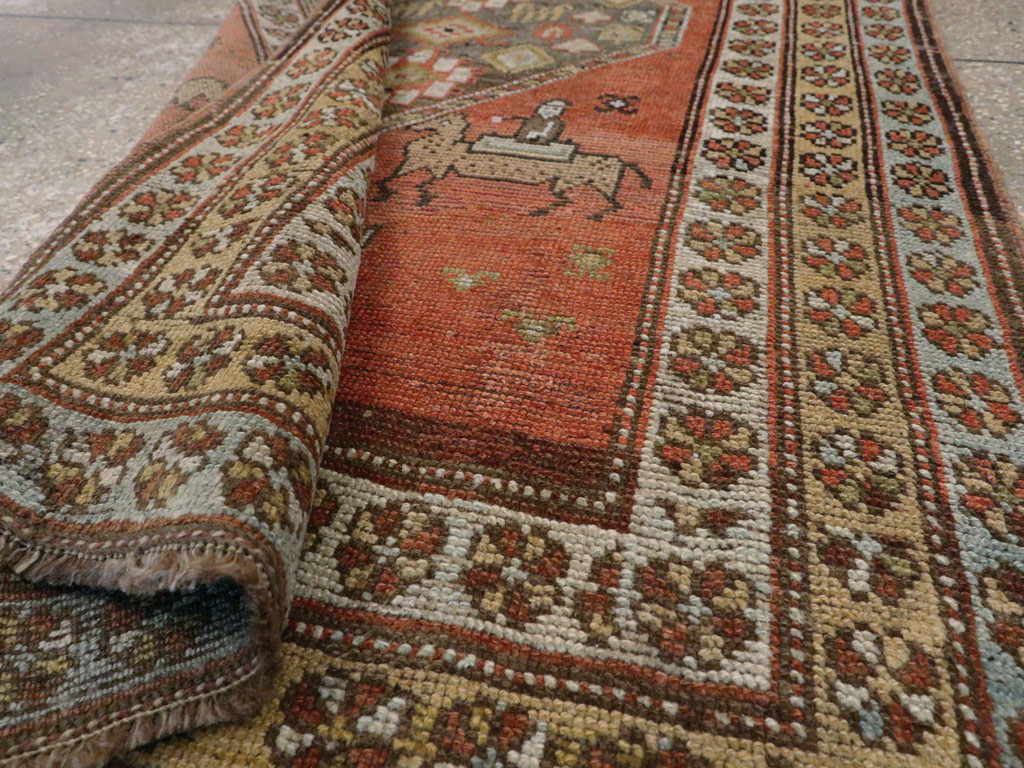 Antique Persian Malayer Rug, No.24046 - Staging