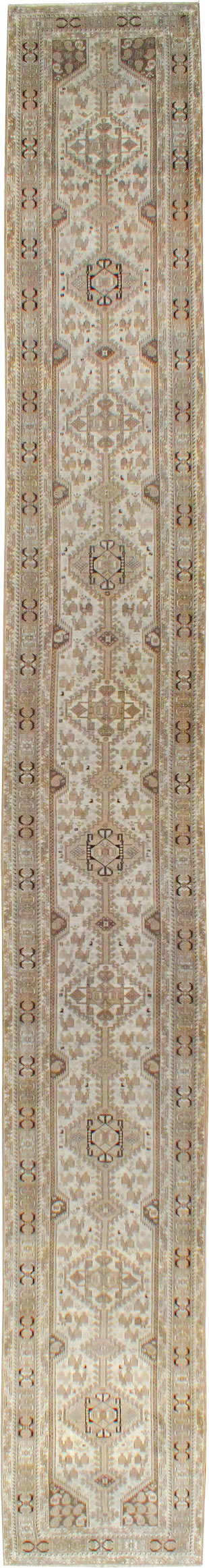 Antique Persian Shiraz Long Runner, No.24051 - Staging