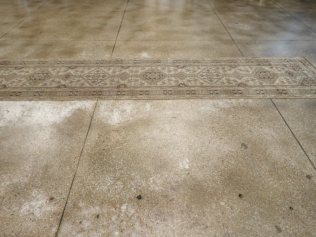 Antique Persian Shiraz Long Runner, No.24051 - Staging