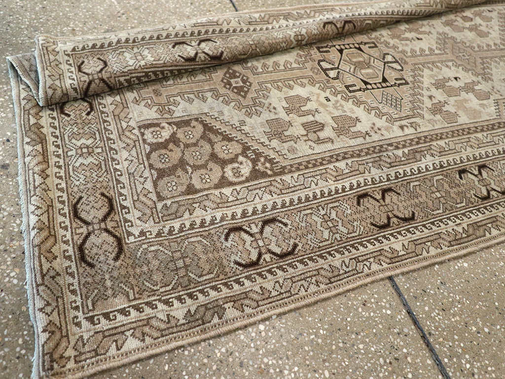 Antique Persian Shiraz Long Runner, No.24051 - Staging