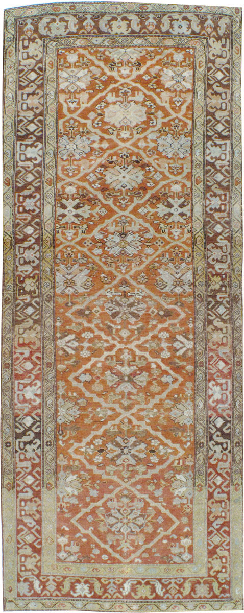 Antique Persian Malayer Runner, No.24055 - Staging