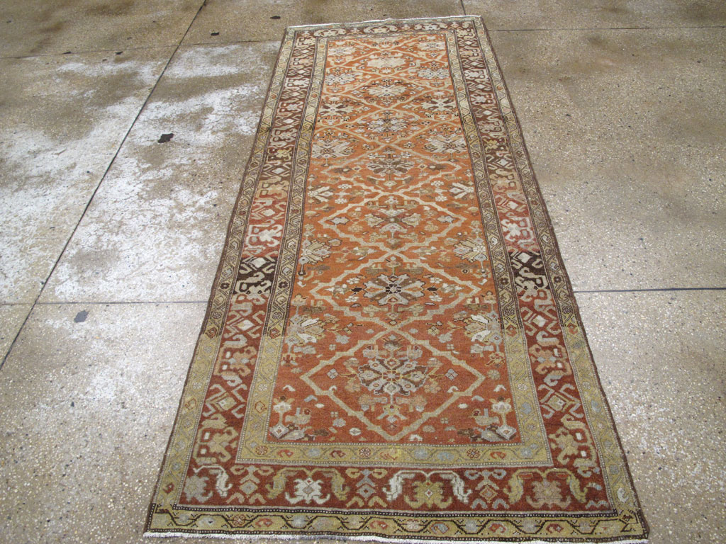 Antique Persian Malayer Runner, No.24055 - Staging