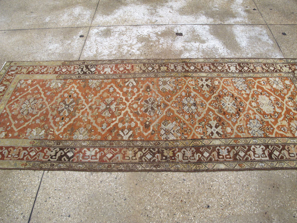 Antique Persian Malayer Runner, No.24055 - Staging