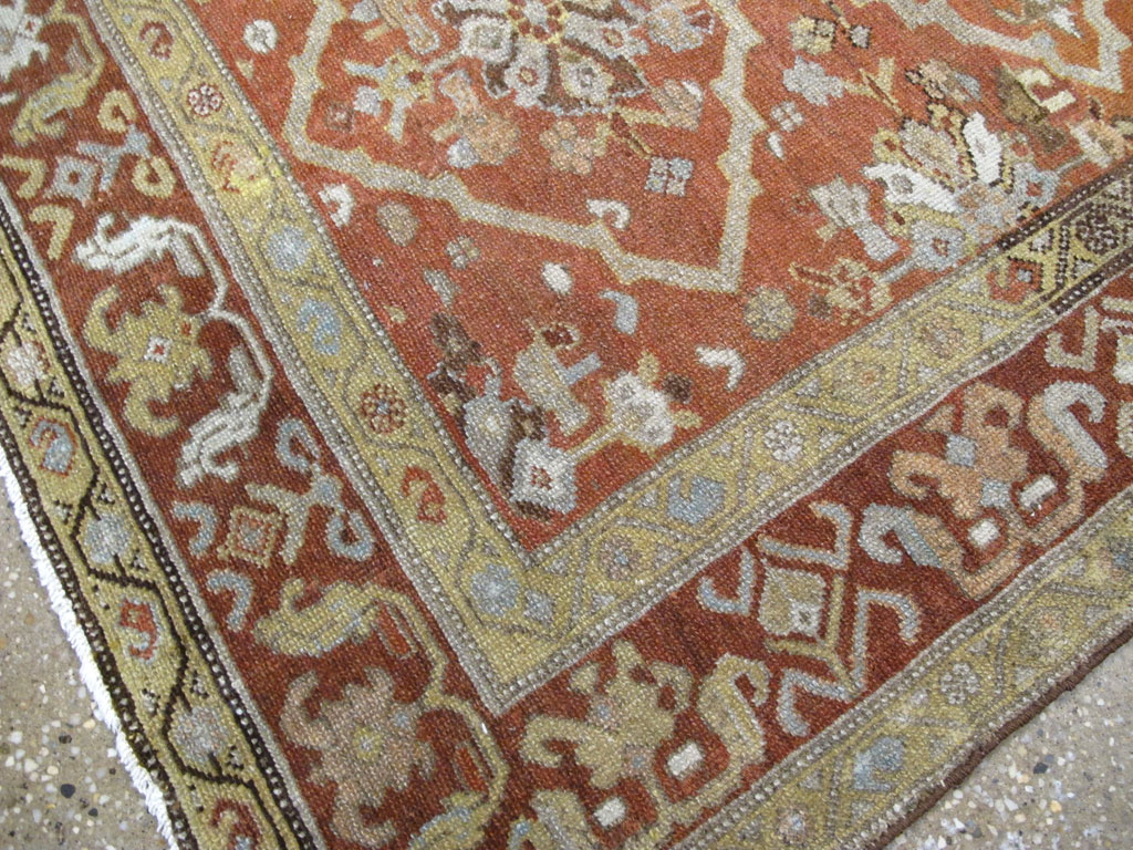 Antique Persian Malayer Runner, No.24055 - Staging