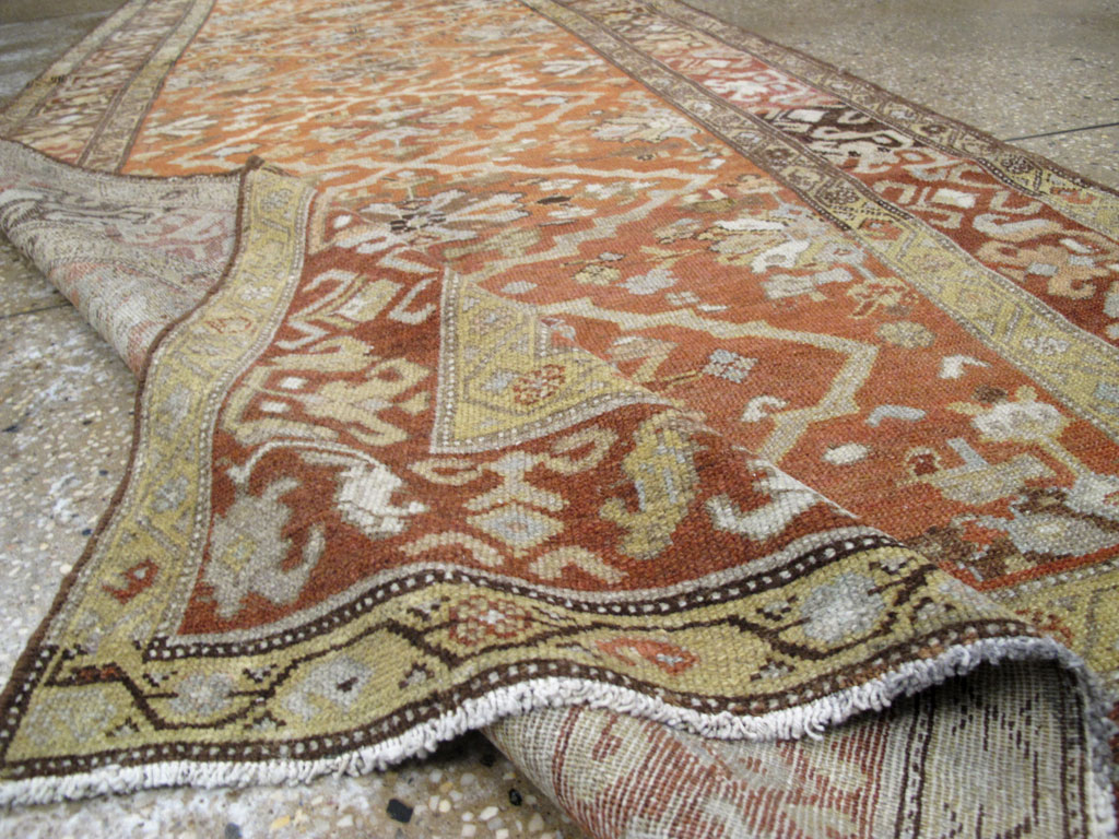 Antique Persian Malayer Runner, No.24055 - Staging