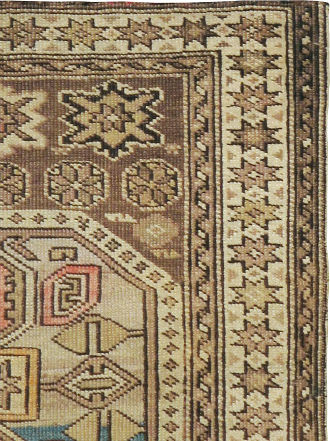 Antique Caucasian Shirvan Rug, No.24068 - Staging