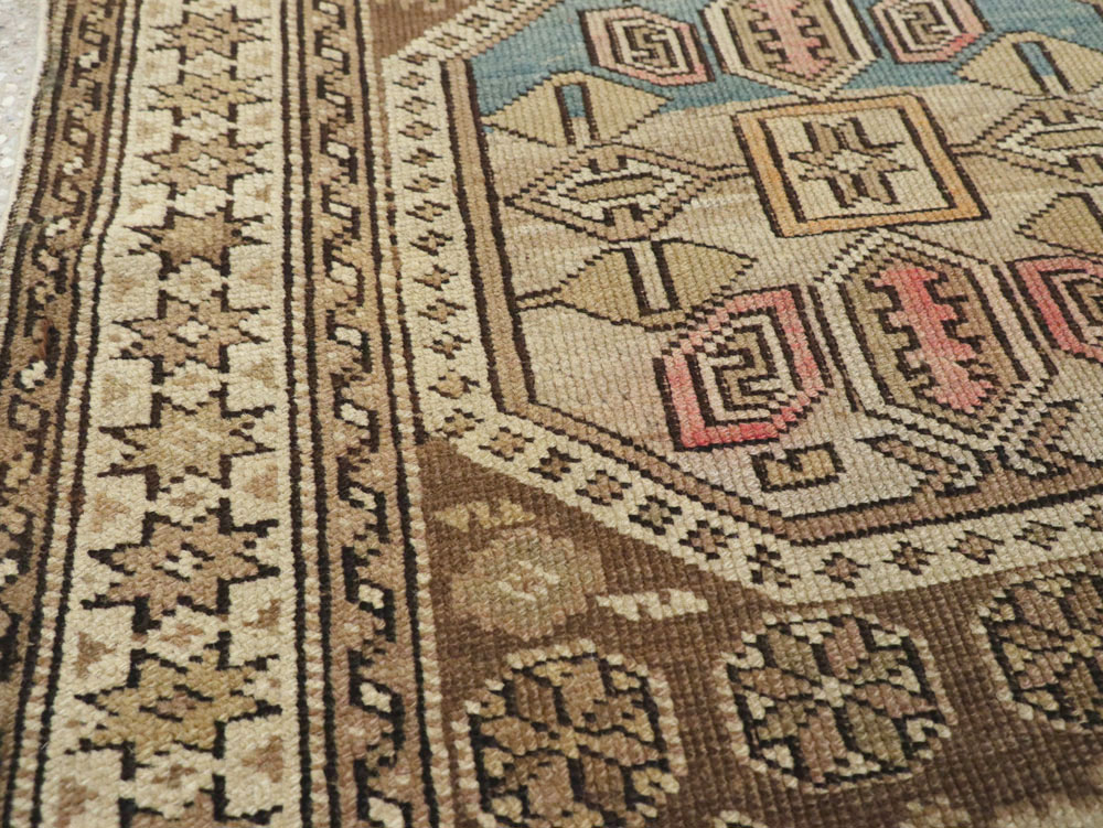 Antique Caucasian Shirvan Rug, No.24068 - Staging