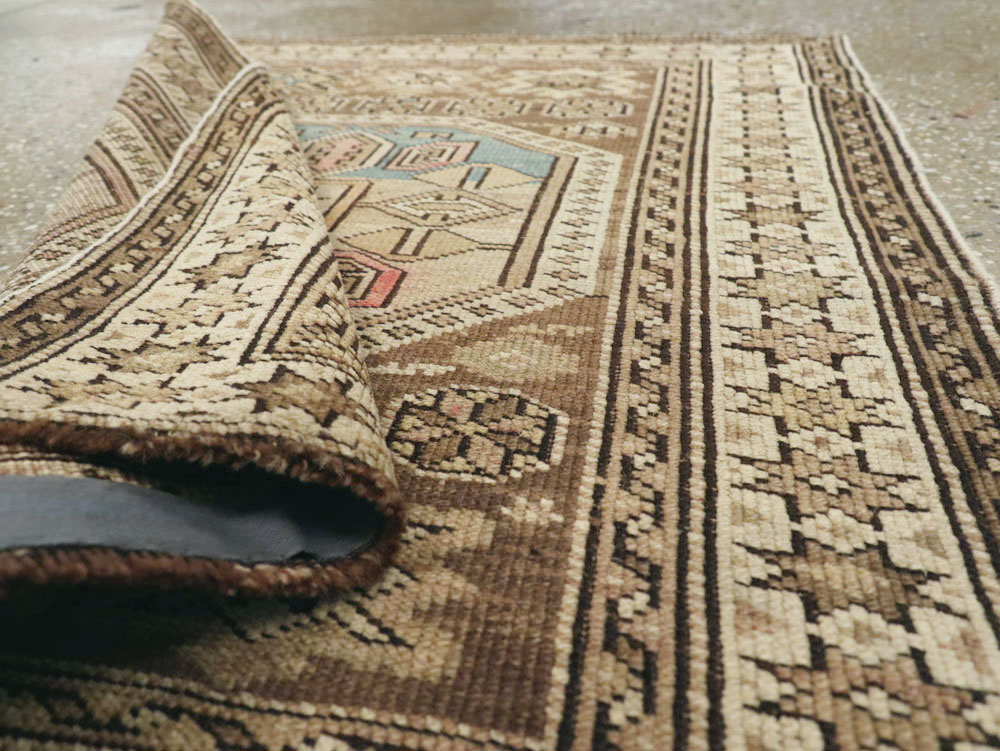 Antique Caucasian Shirvan Rug, No.24068 - Staging