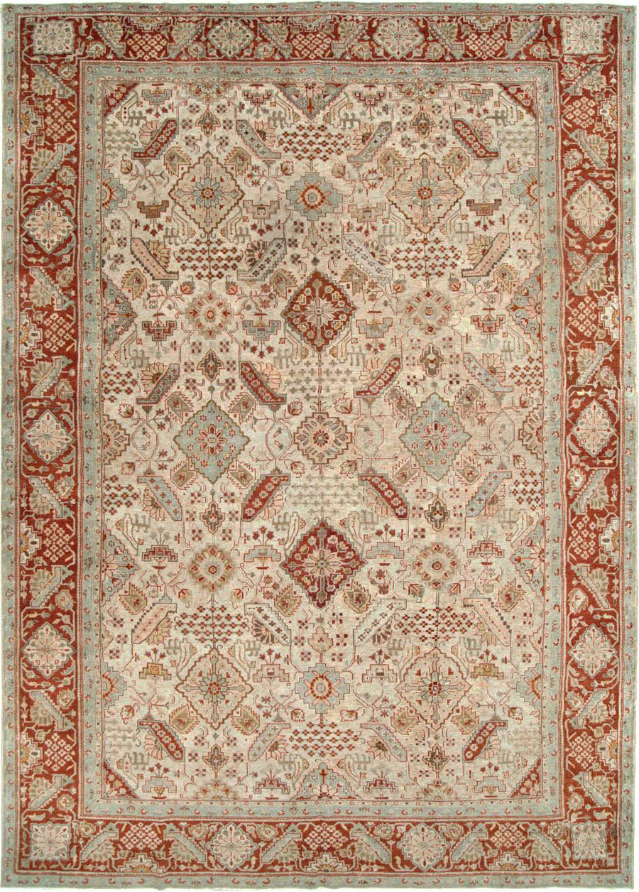 Antique Persian Malayer Carpet, No.24085 - Staging