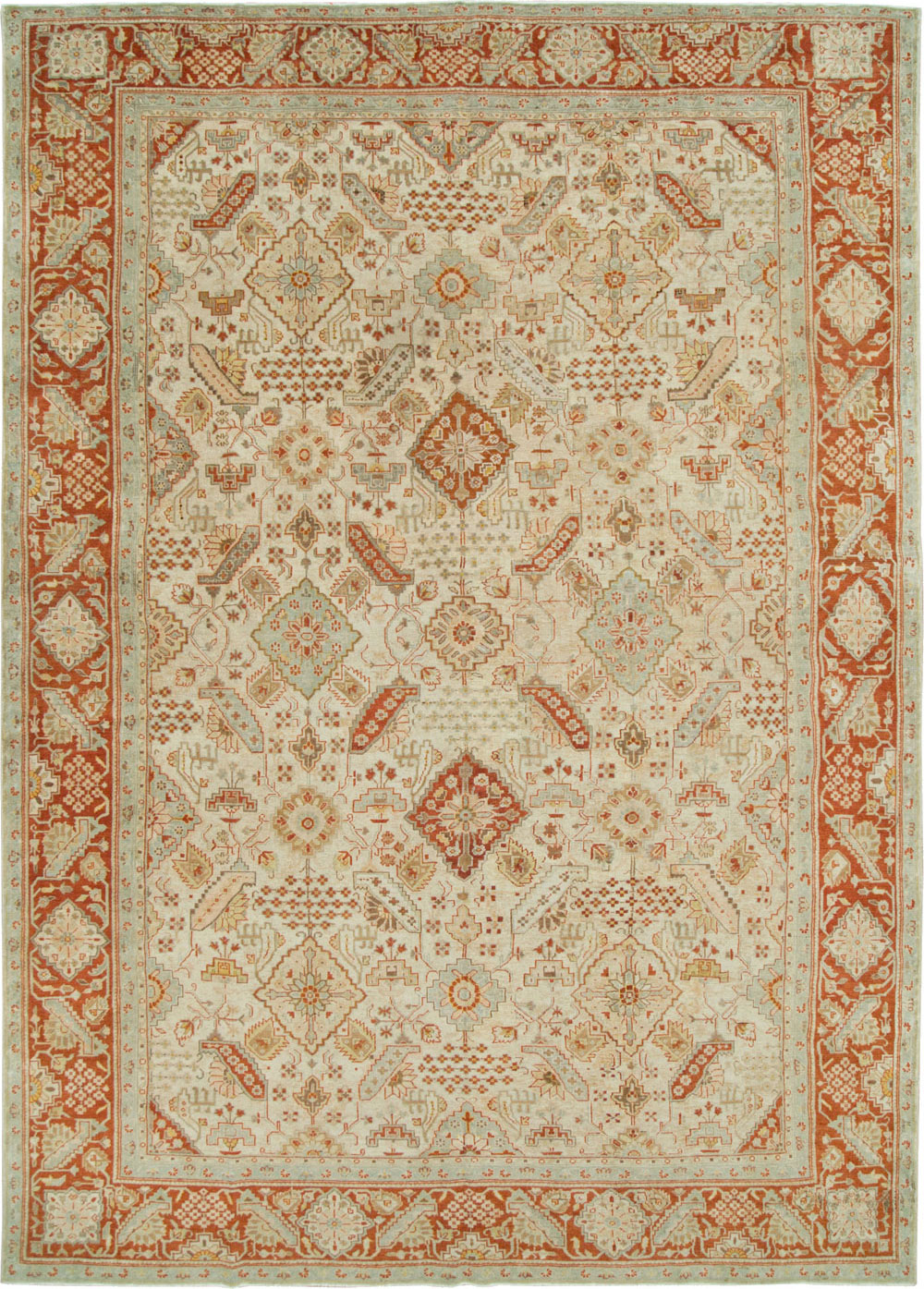 Antique Persian Malayer Carpet, No.24085 - Staging